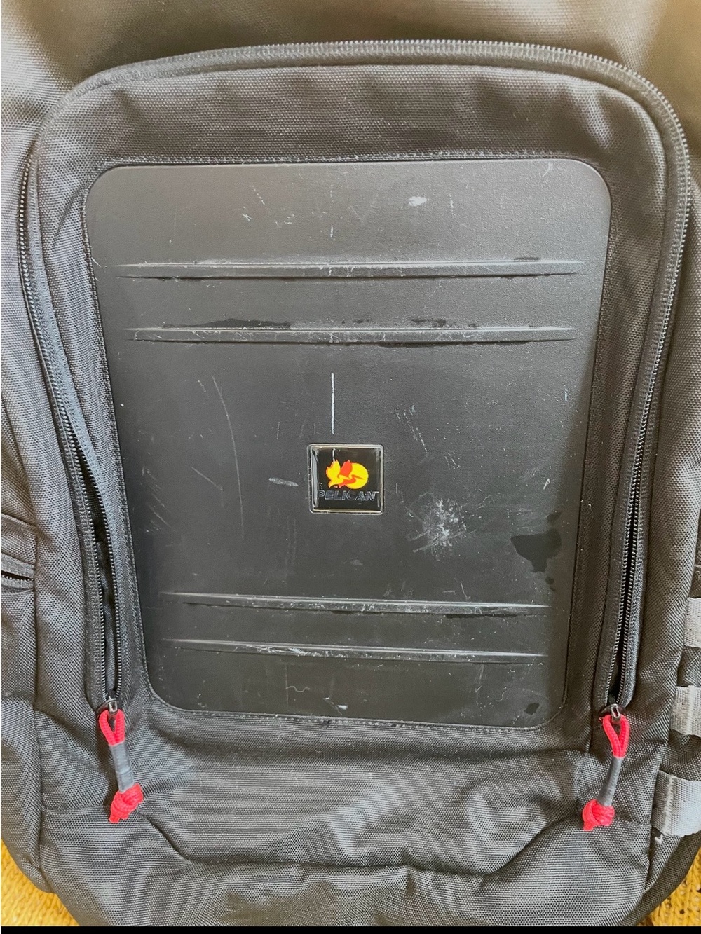 Pelican Black  Backpack with Red Accents - Picture 3 of 16